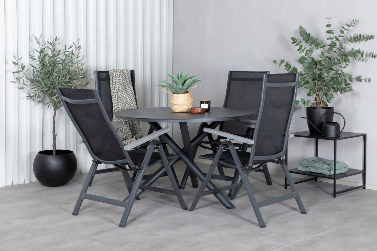 2-piece set - garden chair Montenegro made of Textilene/aluminum