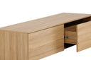 TV lowboard Valborg – walnut veneer in natural look