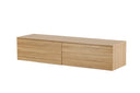 TV lowboard Valborg – walnut veneer in natural look