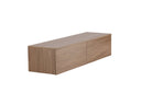 TV lowboard Valborg – walnut veneer in natural look