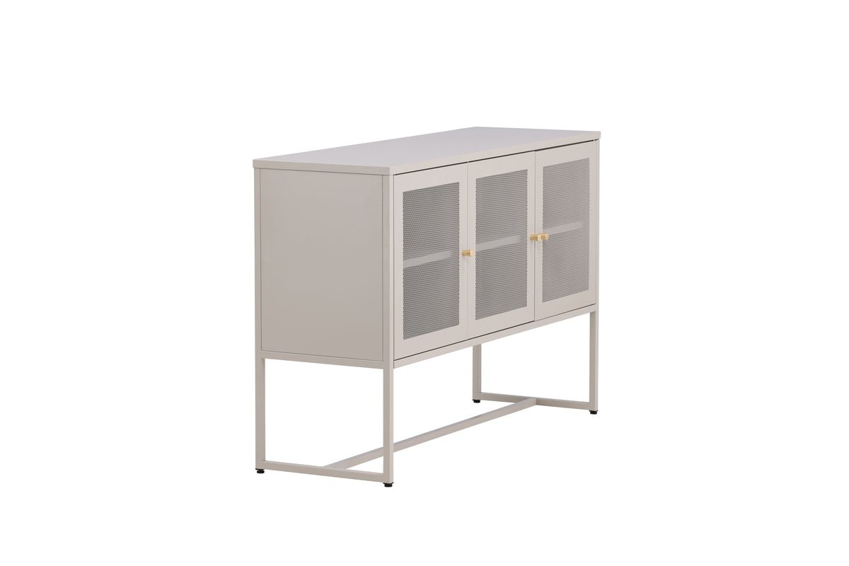 Kommode Marilo – Beige, Industrial-Modern mit Loft-Charme