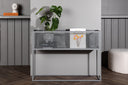Regal Torino – Metal shelf in Beige or Light Gray