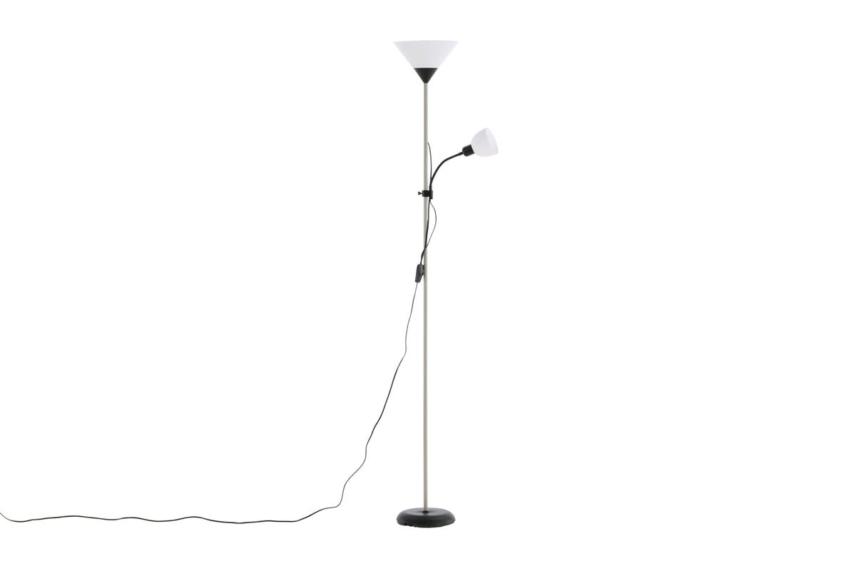 Floor lamp "Ragnar" – Slim, modern silhouette 2-light