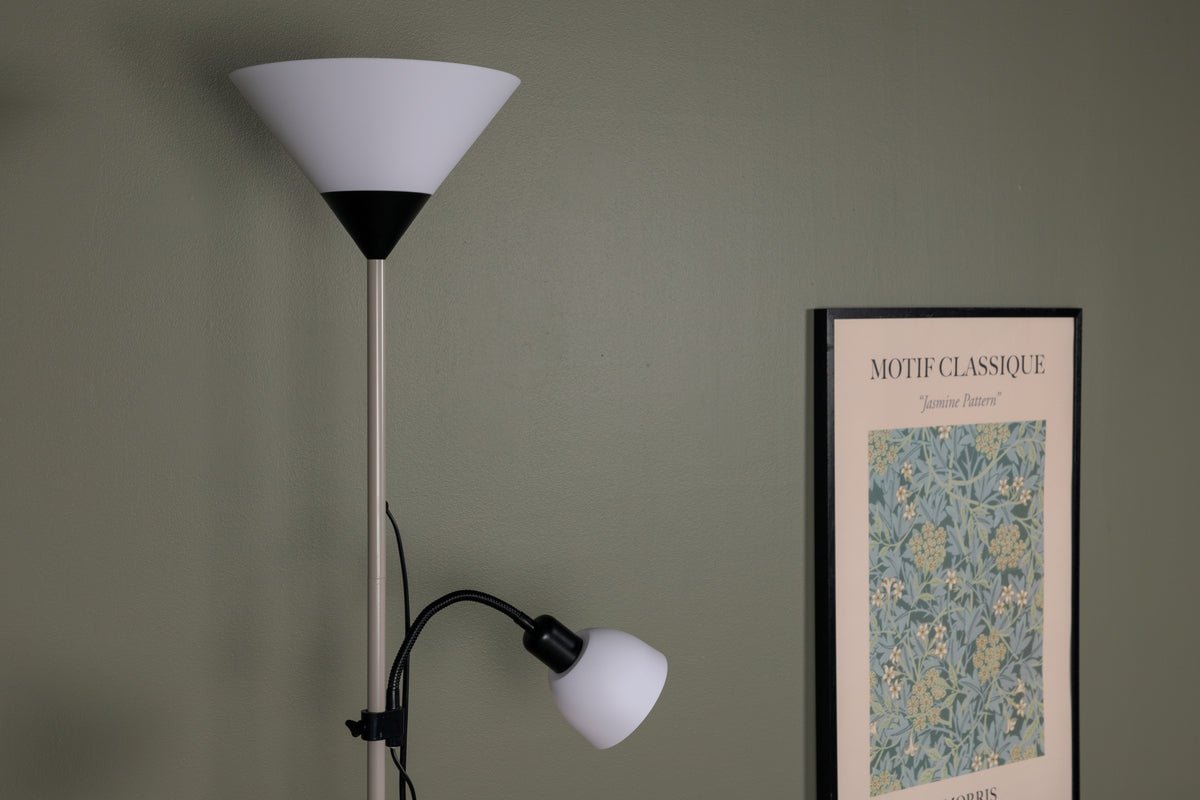 Floor lamp "Ragnar" – Slim, modern silhouette 2-light