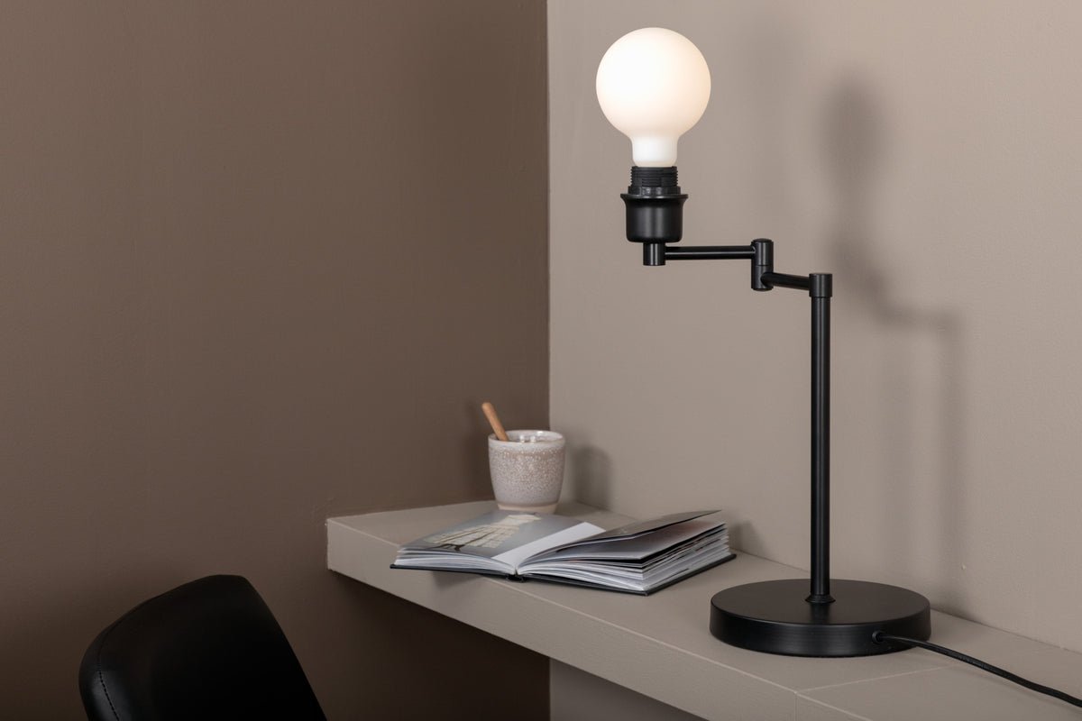 Table lamp "Alice" – With elegant, adjustable black stand