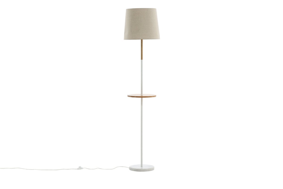 Floor lamp "Lienz" – Soft Beige with relief surface
