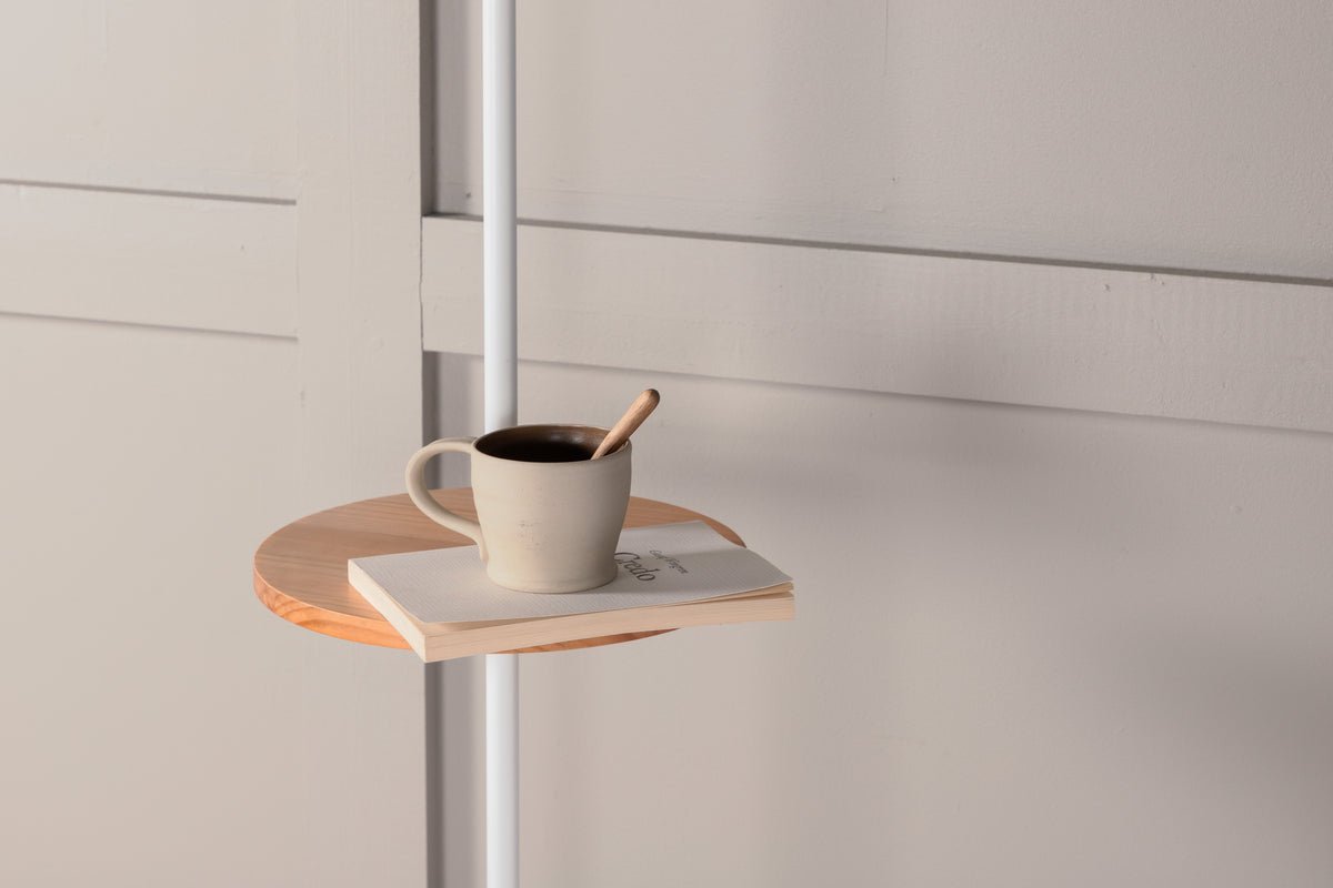 Floor lamp "Lienz" – Soft Beige with relief surface