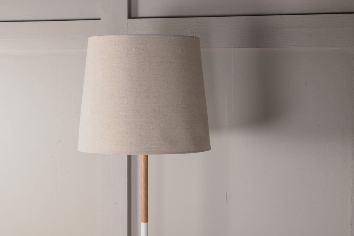 Floor lamp "Lienz" – Soft Beige with relief surface