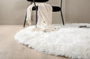Rug Elviana – Ø 200 cm in Beige made of polyester