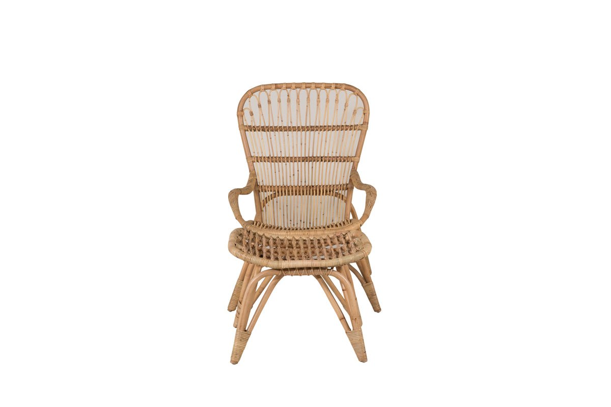 Garden Chair Elena - made of rattan in wood look