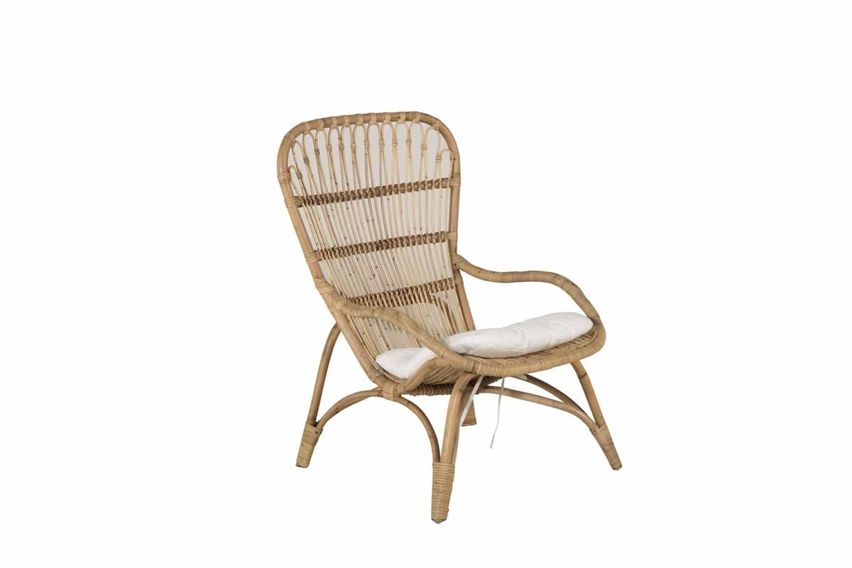 Garden Chair Elena - made of rattan in wood look