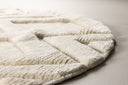 Rug Lunara – made of 100 % wool in White