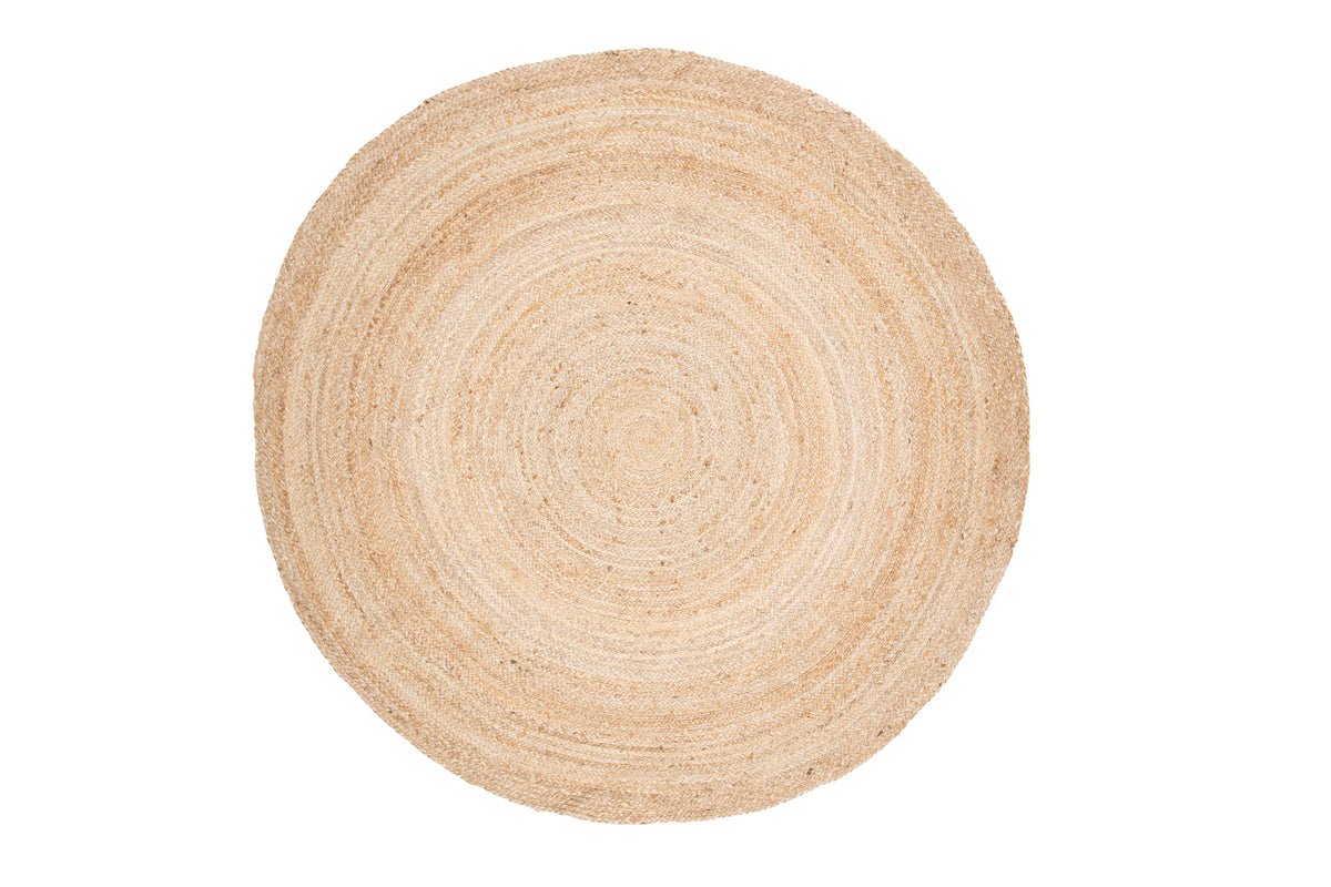 Carpet Palin – round in natural color made of jute