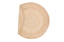 Carpet Palin – round in natural color made of jute