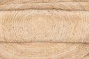 Carpet Palin – round in natural color made of jute