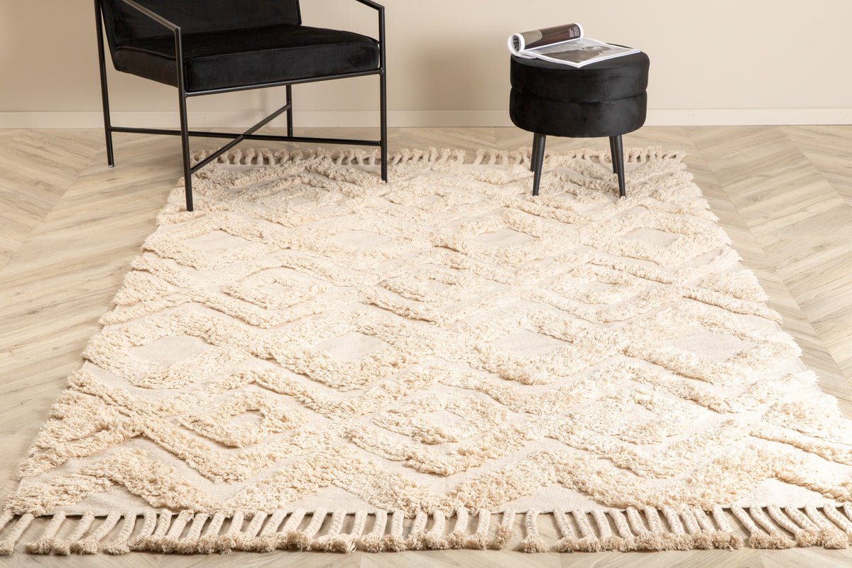 Carpet Isa – in vintage style made of cotton