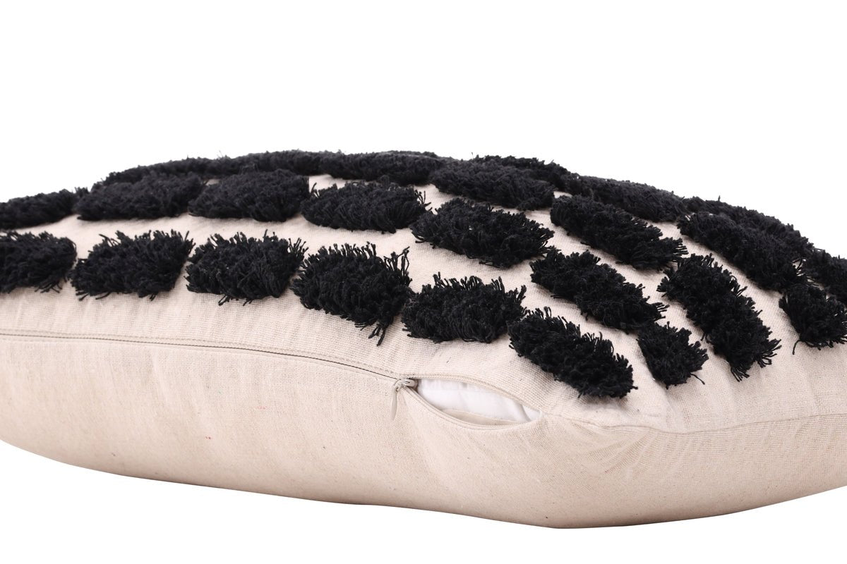 Pillowcase Luca - 50x30 cm with white-black pattern