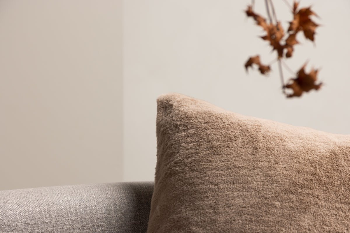 Pillow cover Relax - 50x50 cm in Beige, Gray and White