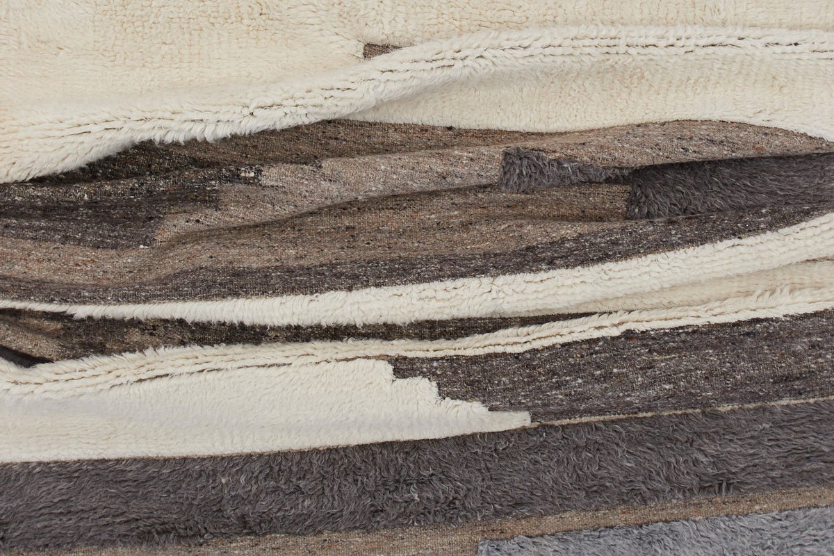 Teppich Nero - in verschiedenen Farben aus Polypropylen & Wolle