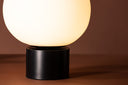 Table lamp Dachstein – White lampshade for pleasant light