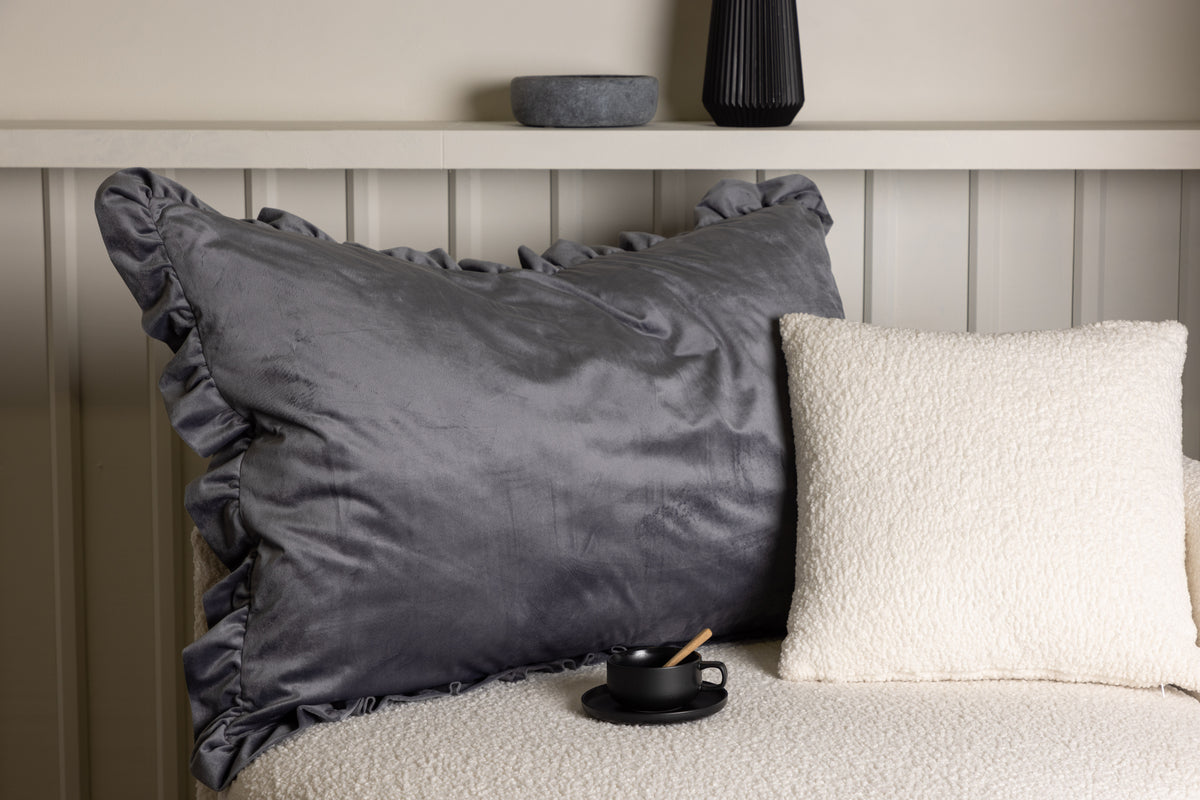 Pillowcase Charming - 70x100 cm in White and Gray