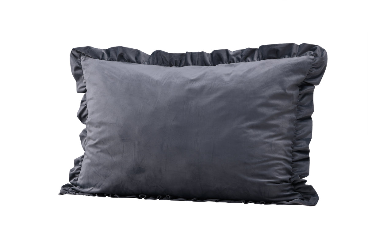 Pillowcase Charming - 70x100 cm in White and Gray