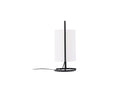 Floor lamp Elvra – Fabric shade in Beige with black metal frame (Height 48 cm)