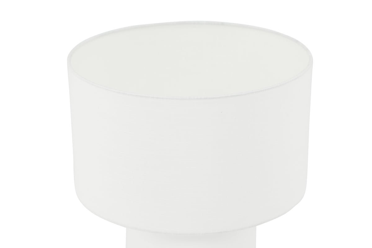 Table lamp "Gloria" – lamp base and lampshade made of fine linen fabric