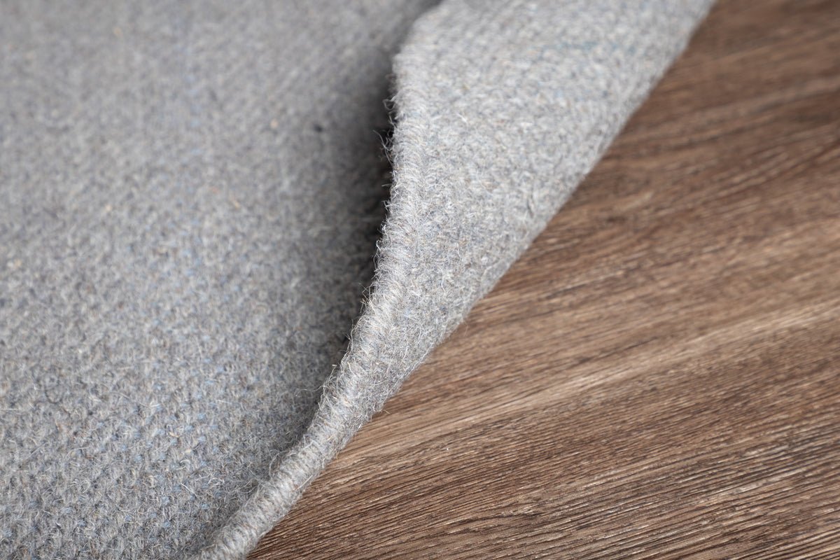 Teppich Edi – in Grau oder Beige aus Wolle & Baumwolle