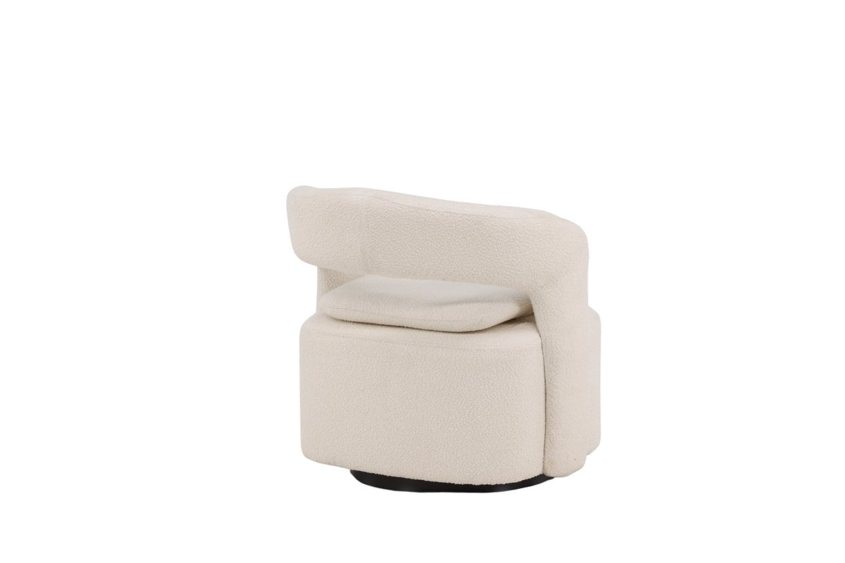 Designer lounge armchair Velina – modern bouclé armchair in four colors