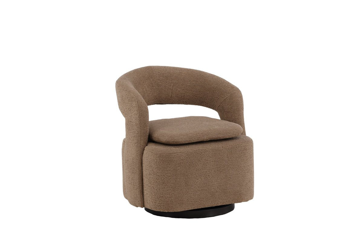 Designer lounge armchair Velina – modern bouclé armchair in four colors