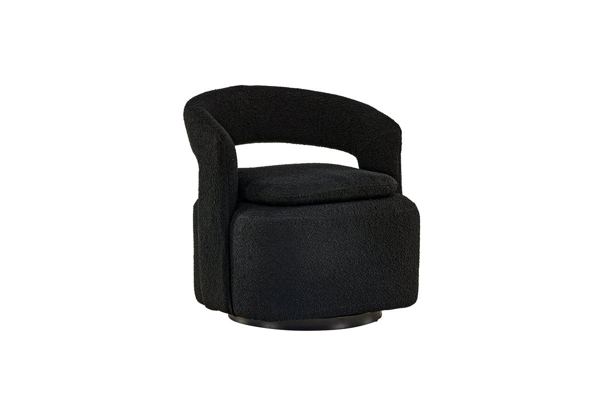 Designer lounge armchair Velina – modern bouclé armchair in four colors