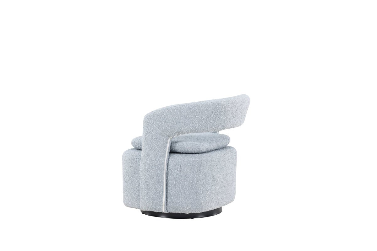 Designer lounge armchair Velina – modern bouclé armchair in four colors