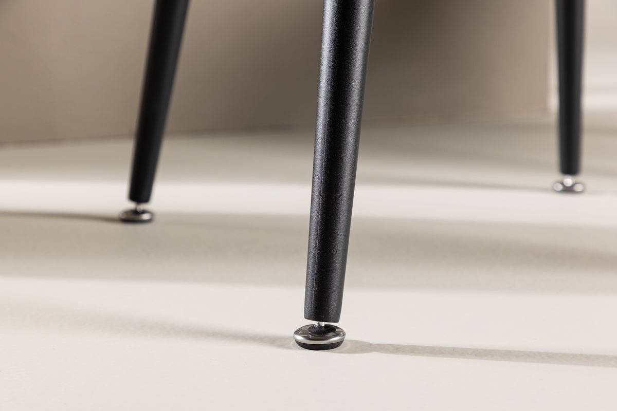 Round children's table NILO – Stylish play table in Black