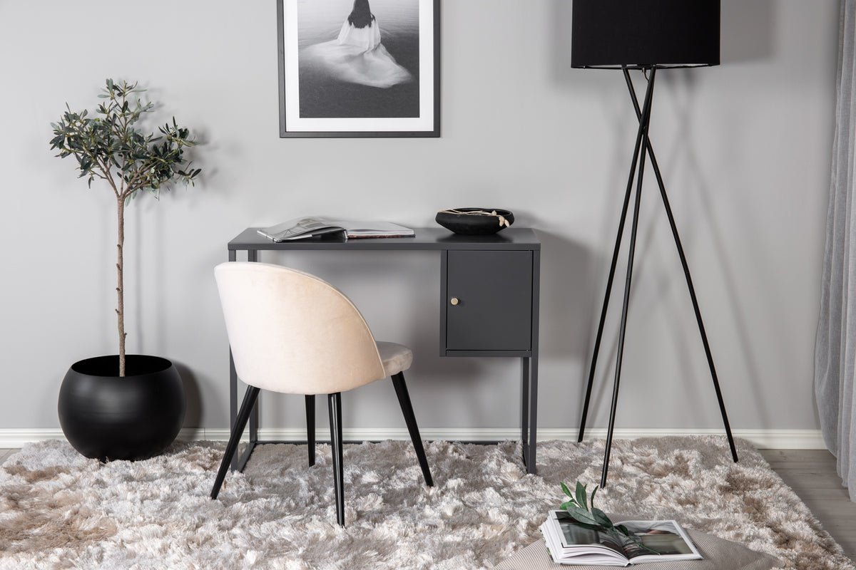 Desk Maru - modern design with practically integrated side cabinet