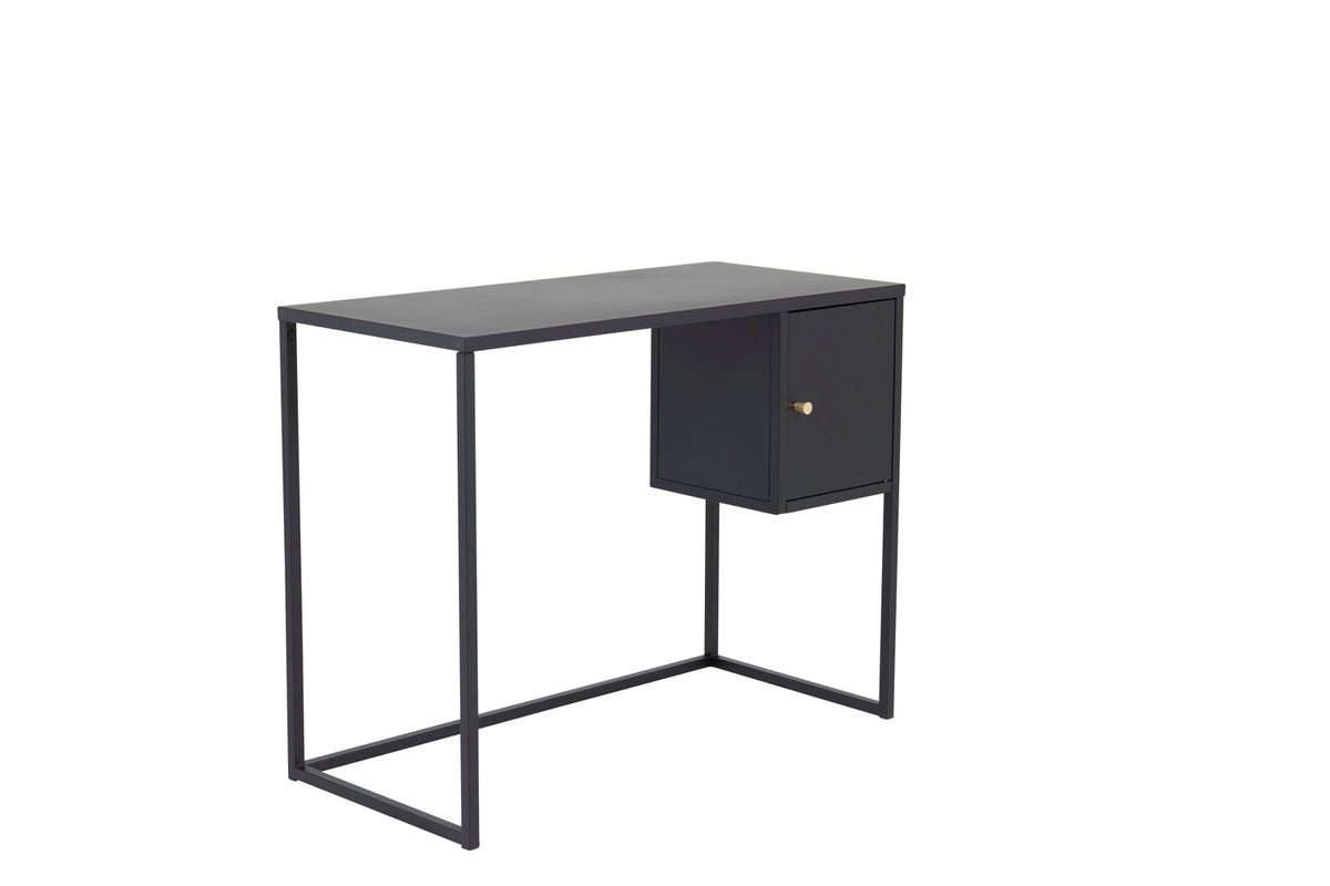 Desk Maru - modern design with practically integrated side cabinet