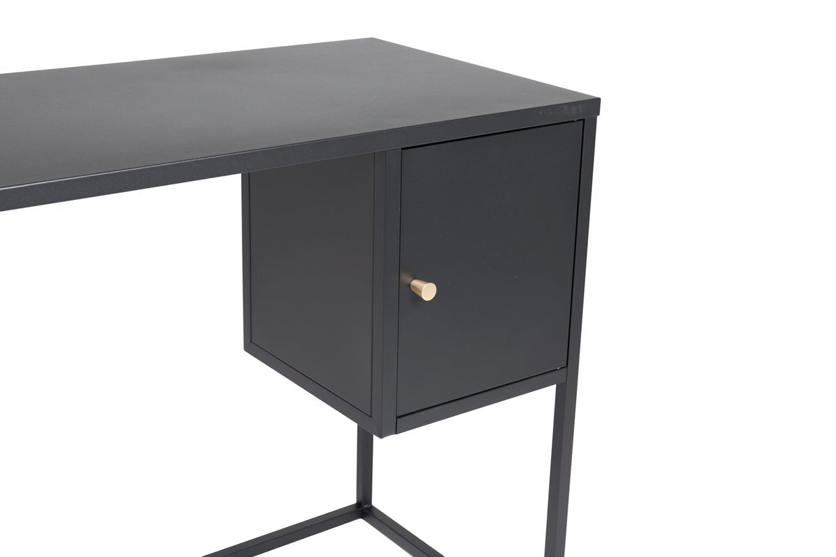 Desk Maru - modern design with practically integrated side cabinet