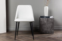 2er Set - Stuhl Liora aus weichem Polyestersamt