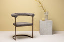2-piece set - Chair Paje with soft bouclé upholstery