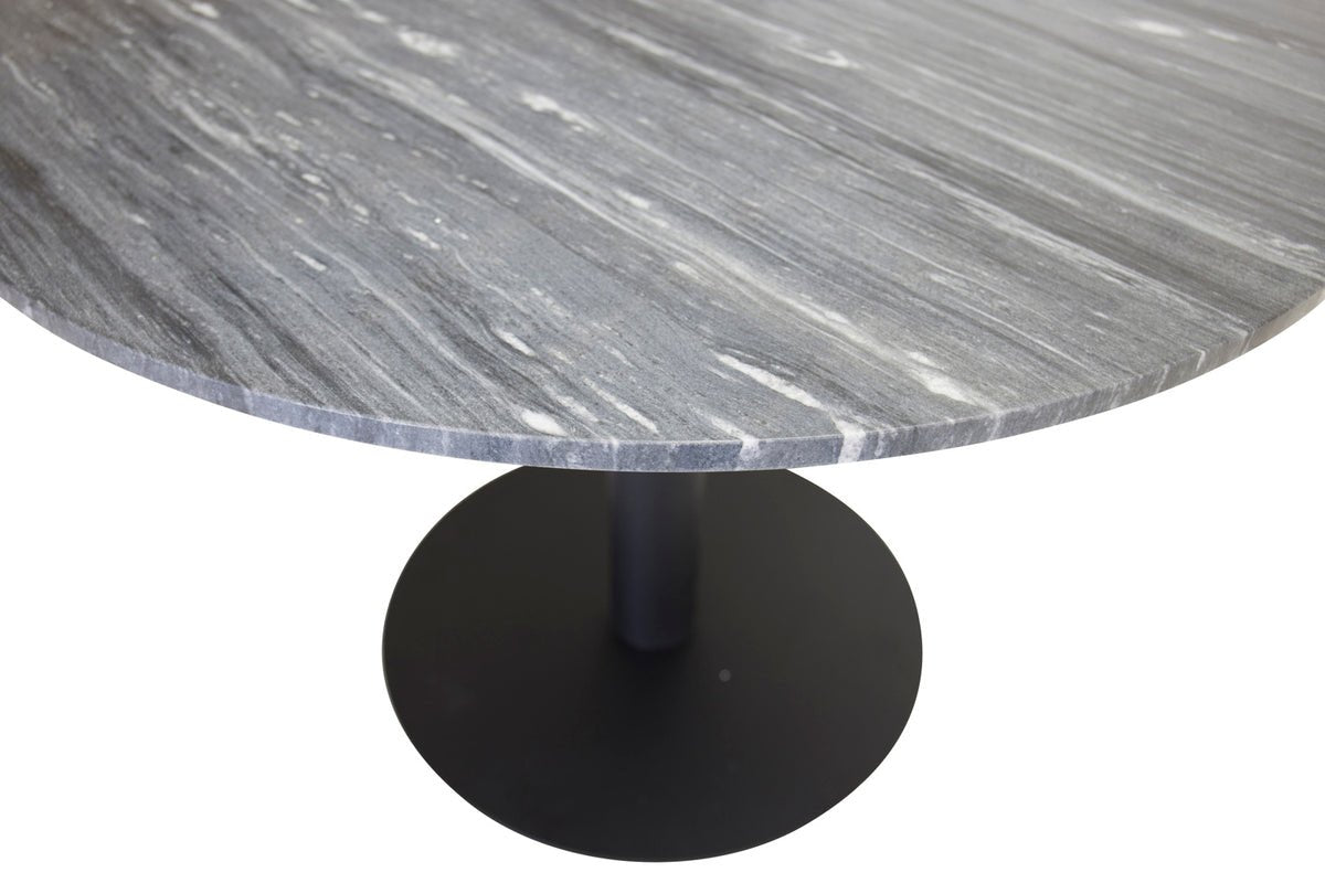 Dining table Alon - elegant combination of marble and steel