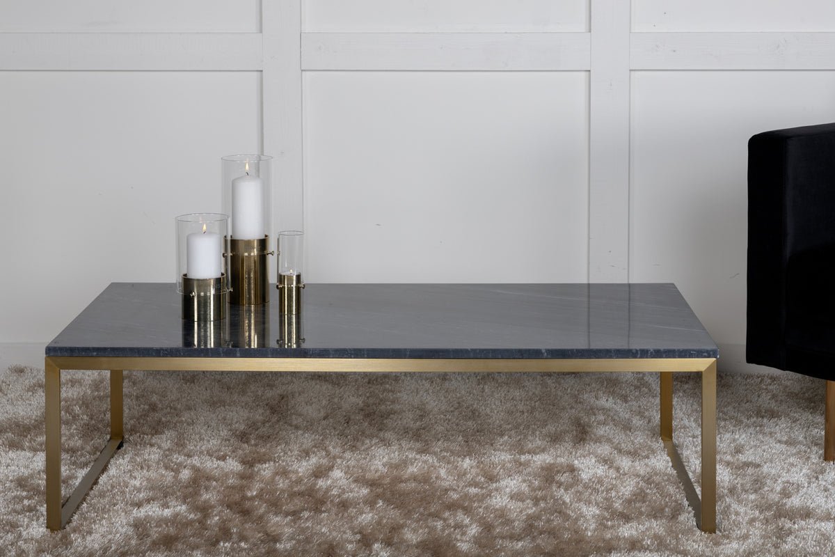 Coffee table Carola - with marble tabletop