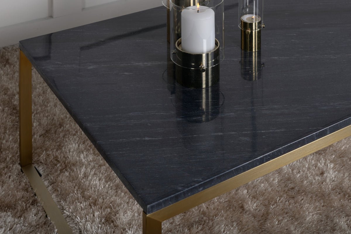 Coffee table Carola - with marble tabletop