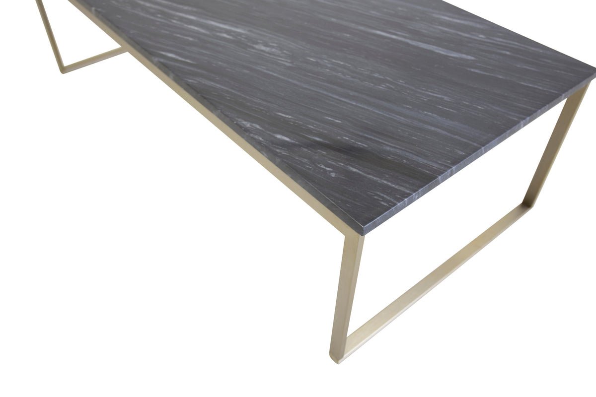 Coffee table Carola - with marble tabletop