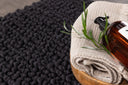 Bath mat Lembongan - in clear White or Black
