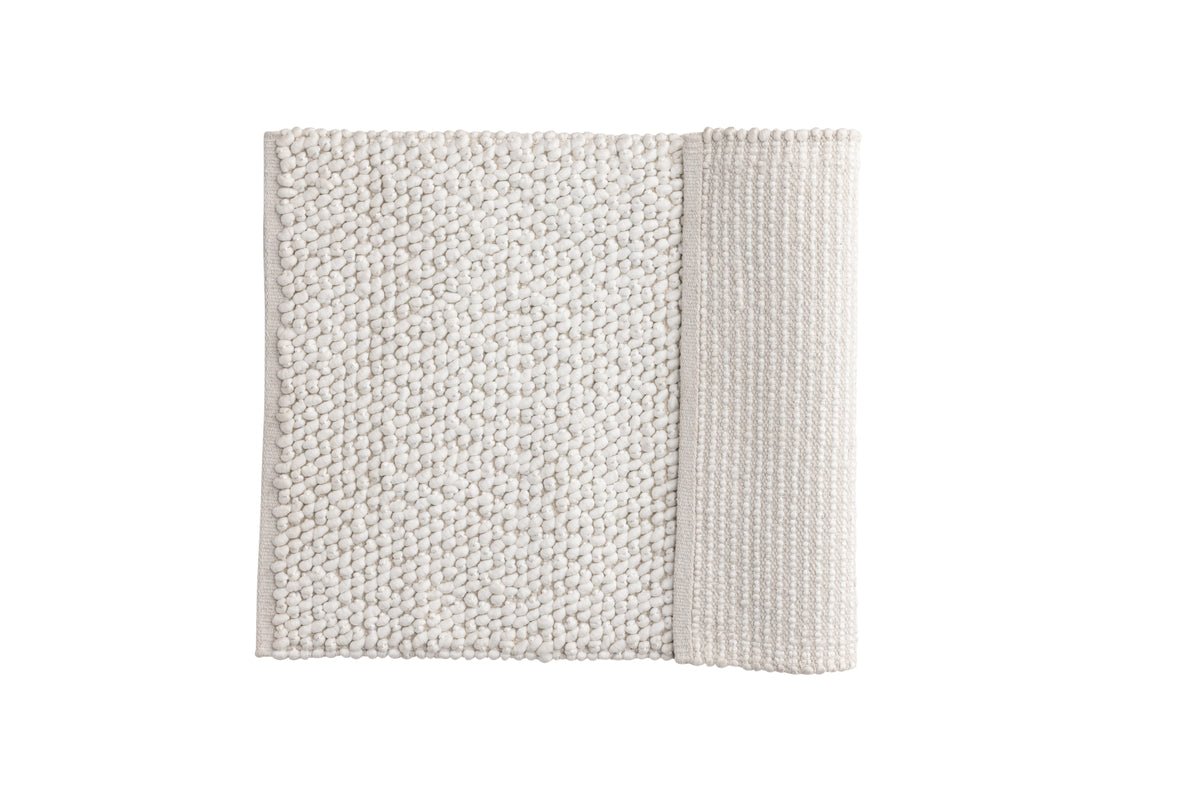 Bath mat Lembongan - in clear White or Black