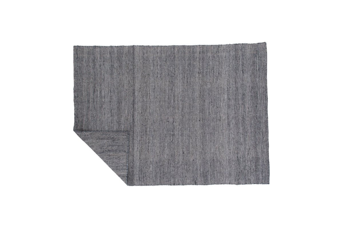 Teppich Zay – handgewebt in Beige aus Polyester & Baumwolle