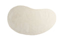Carpet Caelen – oval shape in Black & White made of cotton