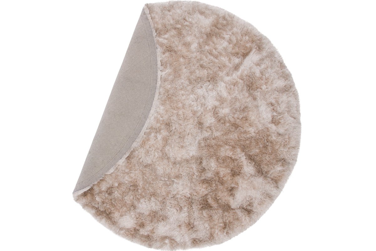 Rug Anelie – round high-pile made of polyester