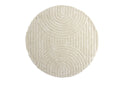 Rug Paco – with ribbed texture made of polyester & cotton