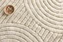 Rug Paco – with ribbed texture made of polyester & cotton